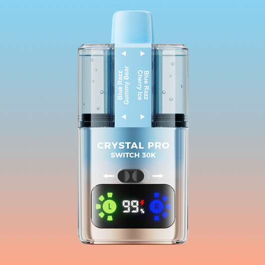 Crystal Pro Switch 30k - Blue Razz Gummy Bear/Blue Razz Cherry Ice