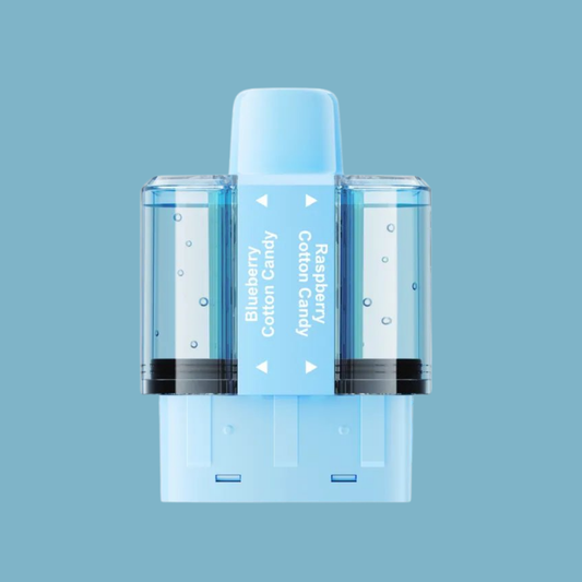 Crystal Pro Switch 30k Pods - Blueberry Cotton Candy/Raspberry Cotton Candy